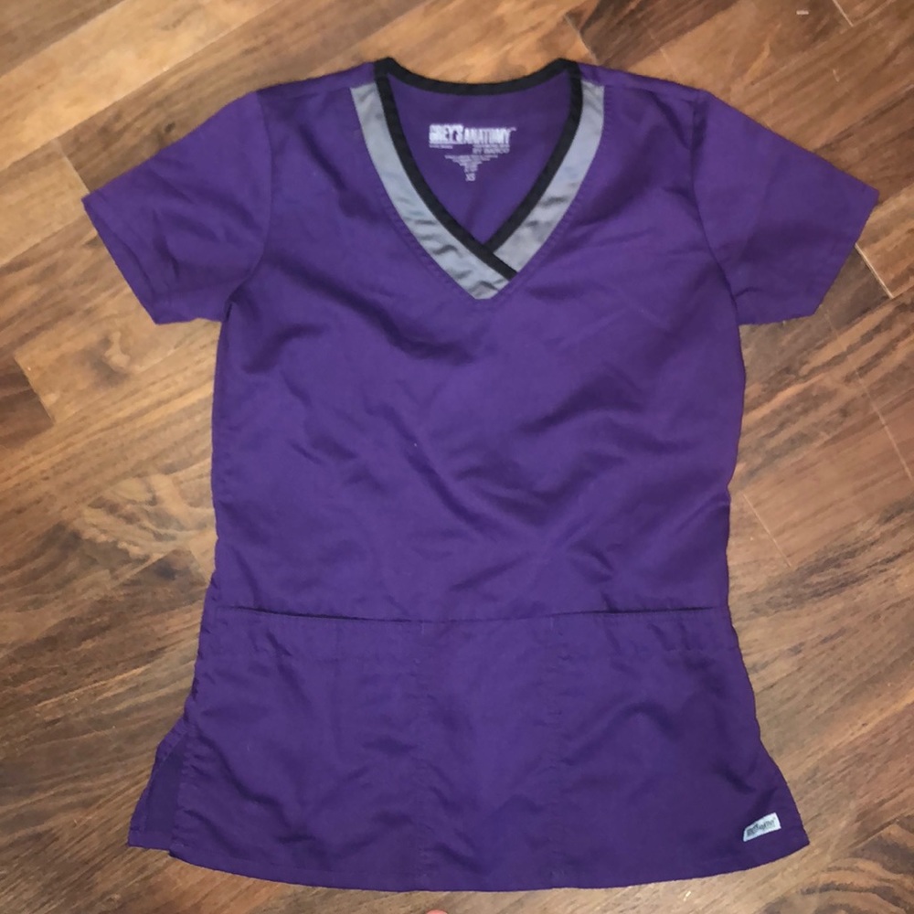 Greys anatomy scrub top xs